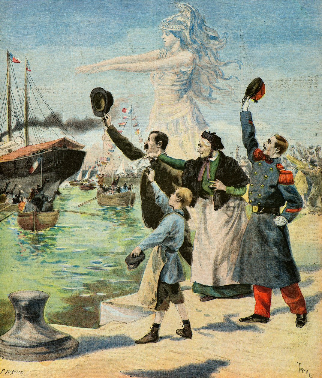 The Departure of the Expeditionary Corps by Oswaldo Tofani