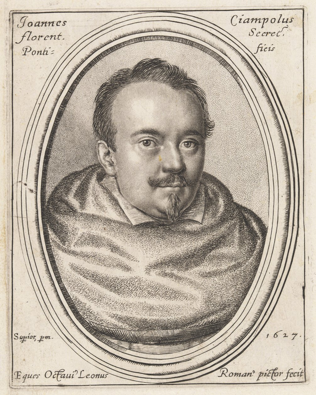 Giovanni Ciampoli, Papal Secretary by Ottavio Leoni