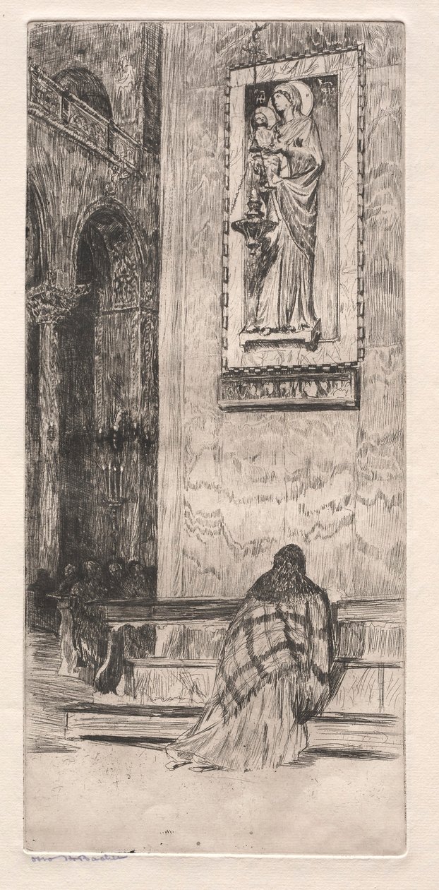 Etchings of Venice: St. Marks by Otto H. Bacher