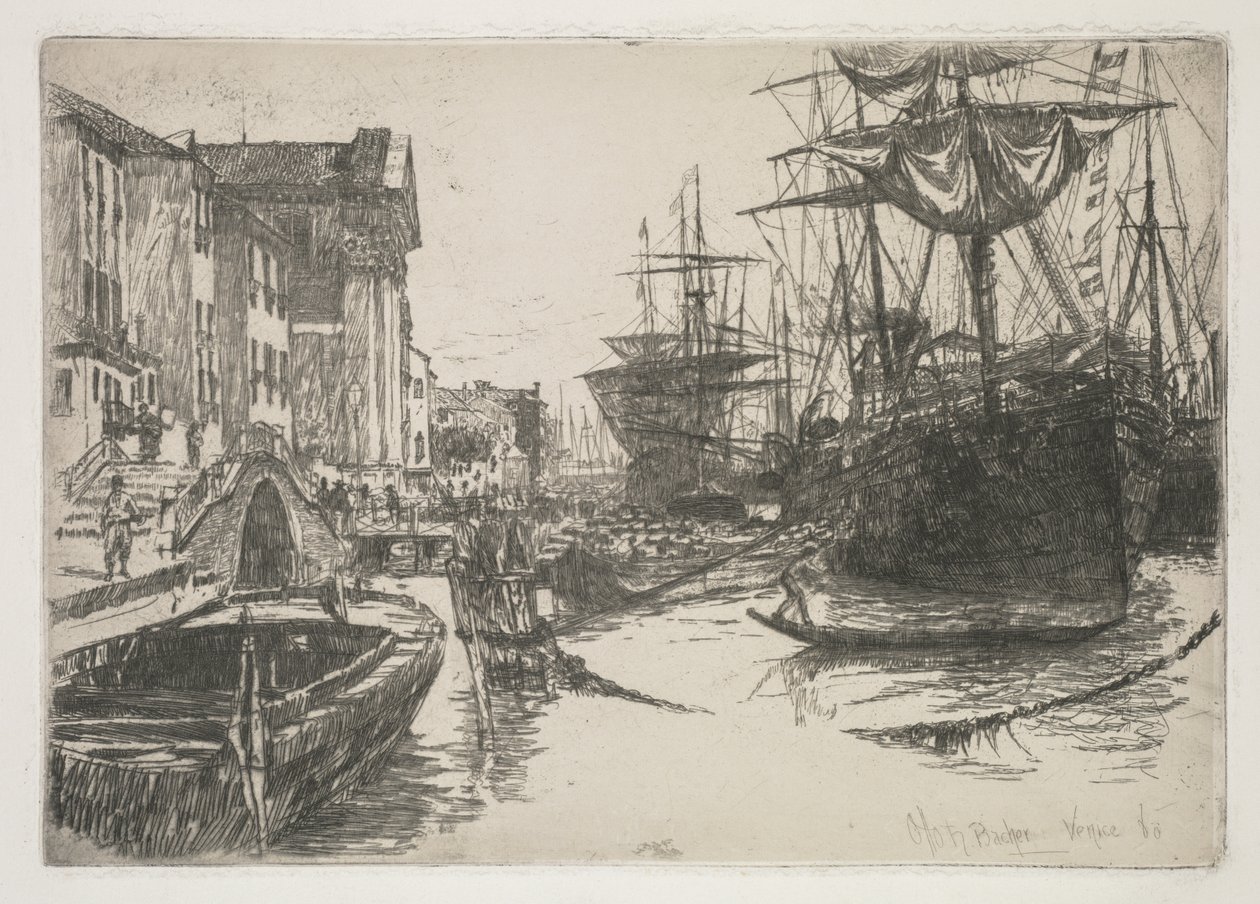 Fondamenta della Zattere by Otto H. Bacher