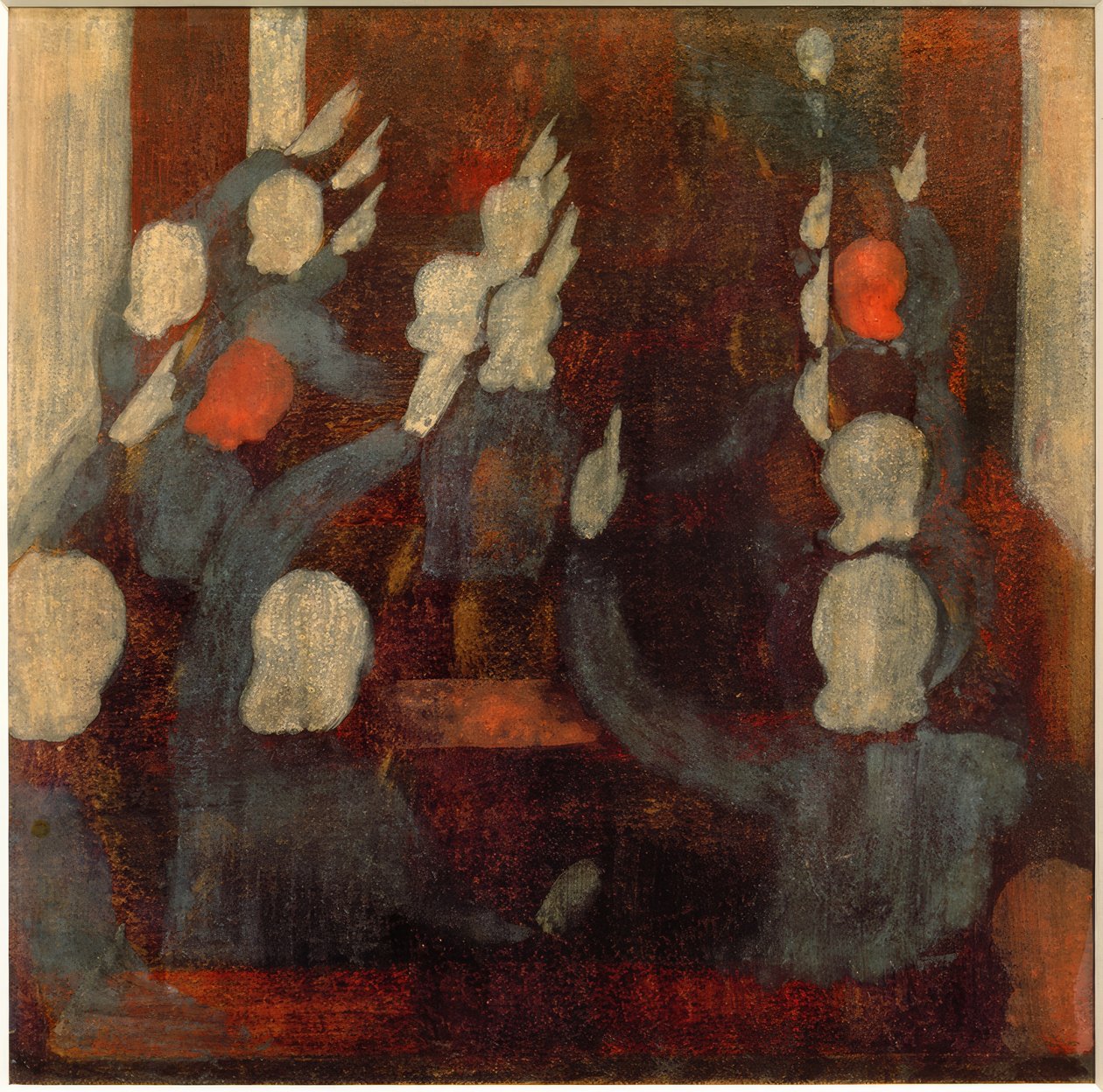 Hands Raised (Answers). Sketch by Otto Meyer Amden