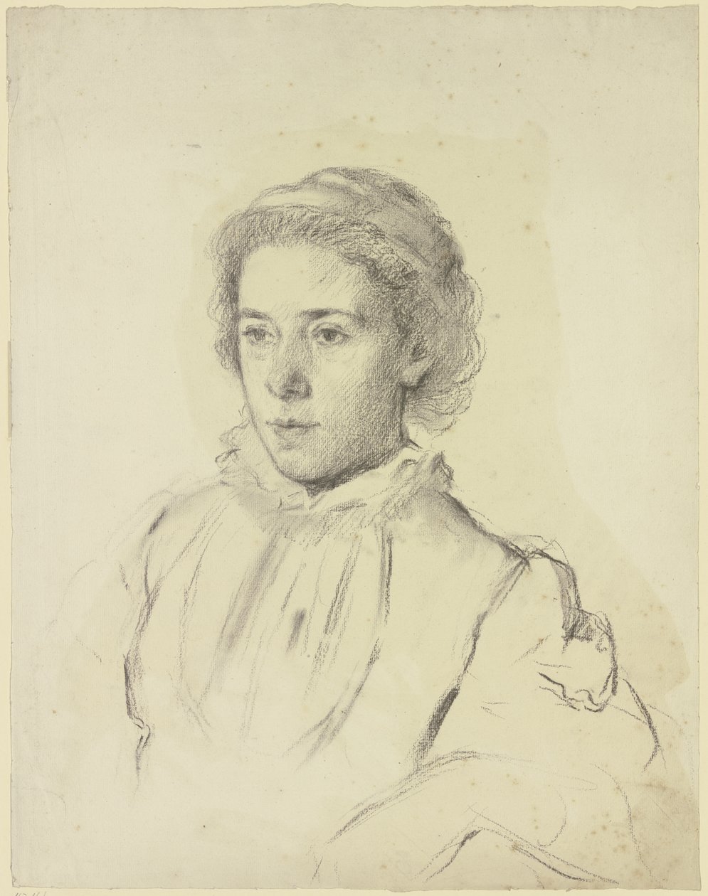Portrait of a Young Girl by Otto Scholderer