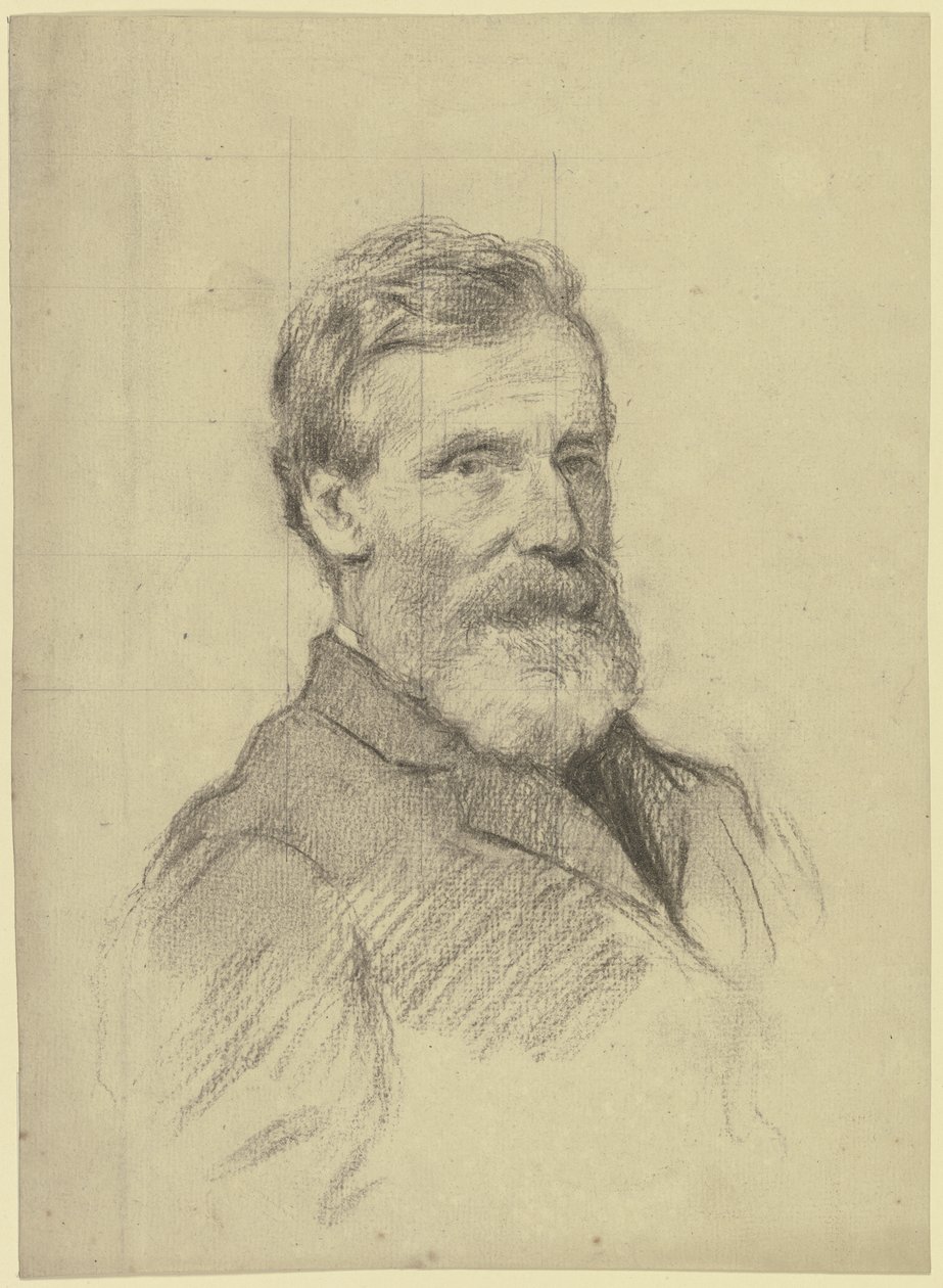 Portrait of Dr. George Bird (?) by Otto Scholderer