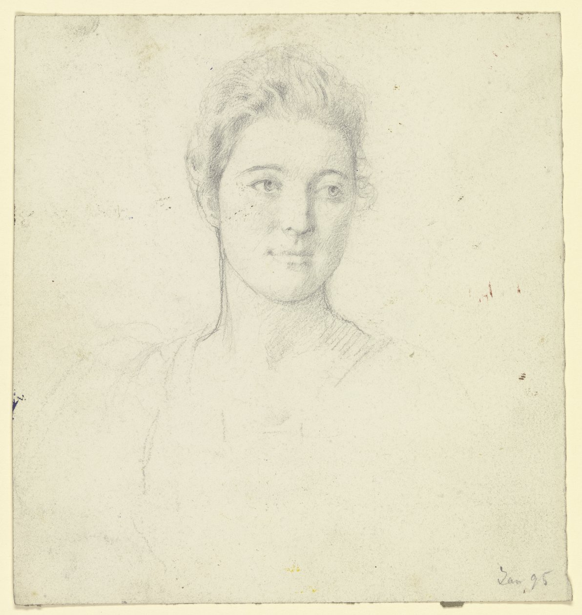 Portrait of Miss Martin by Otto Scholderer