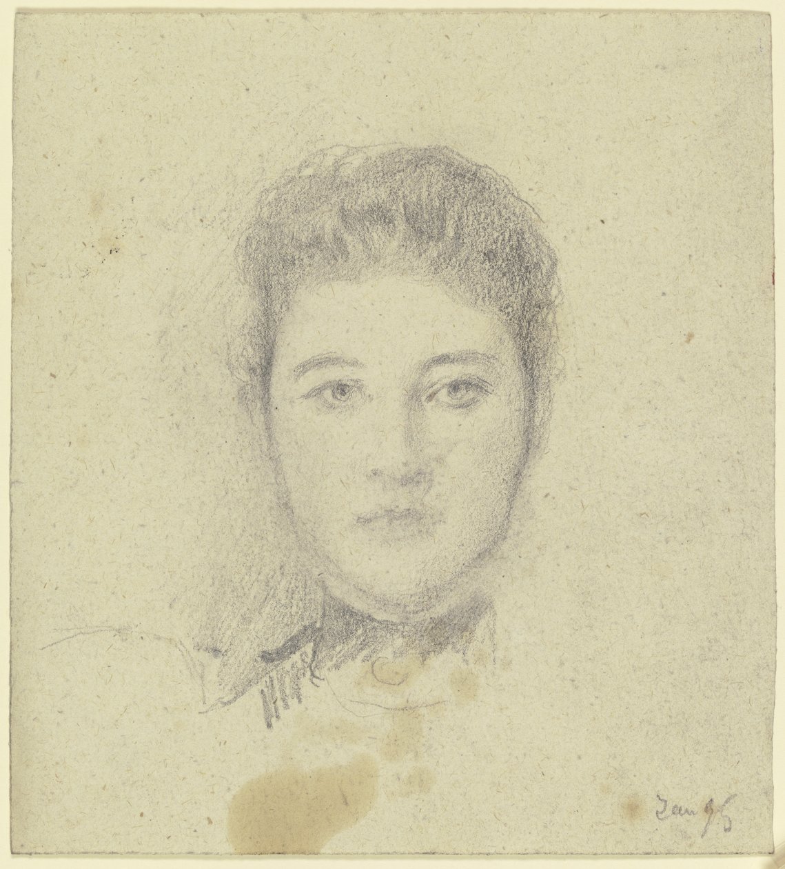 Portrait of Miss Martin by Otto Scholderer