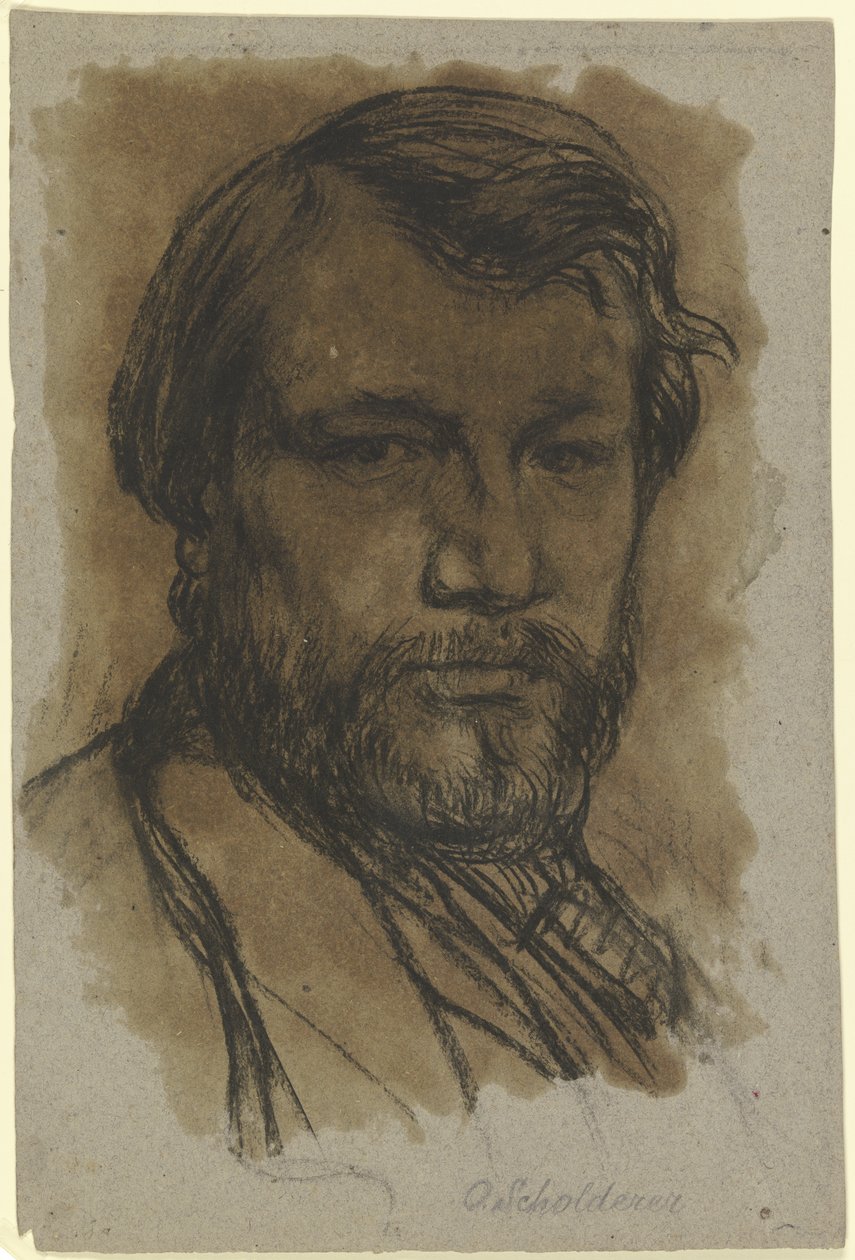 Self-Portrait of the Artist by Otto Scholderer