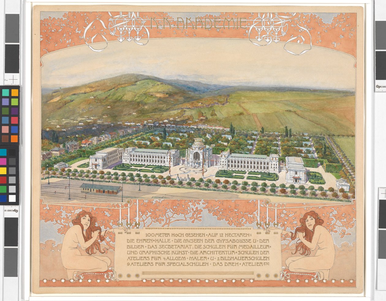 K.K. Academy - 100 Meters High Seen on 12 Hectares by Otto Wagner
