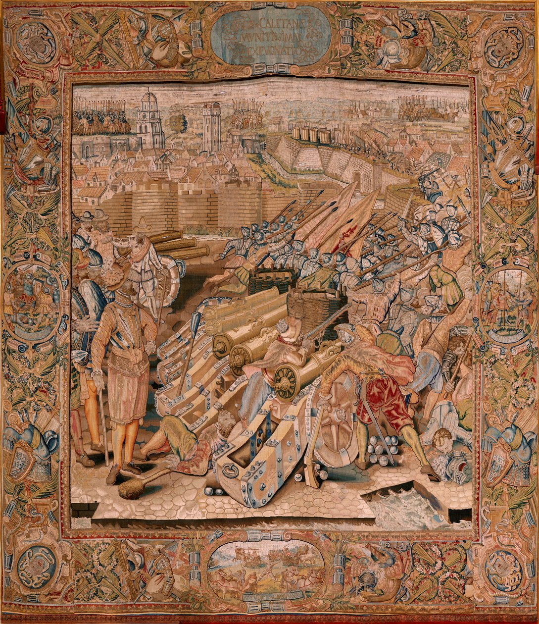 Assault on the Town of Calais (Series Triumphs and Battles of Archduke Albert) by Otto van Veen