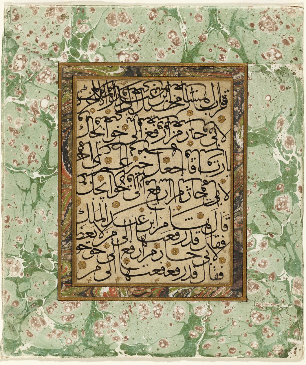 Page of Calligraphy by Ottoman School