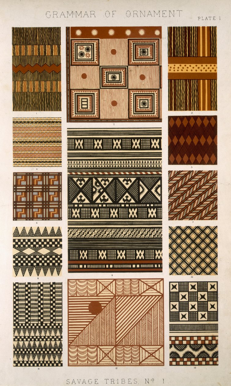 Savage Tribe No 1, Plate 1, from 