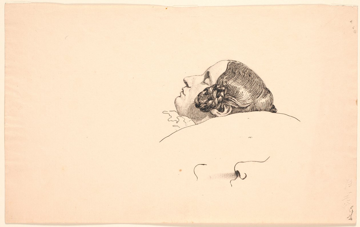 Portrait Head in Profile of the Artist