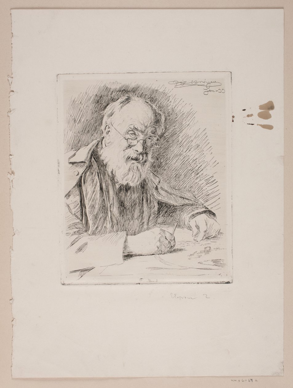 Lorenz Frølich by Peder Severin Krøyer