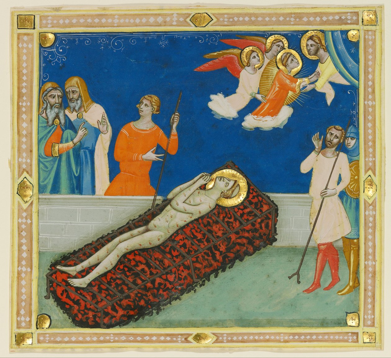The Martyrdom of Saint Lawrence by Pacino di Bonaguida