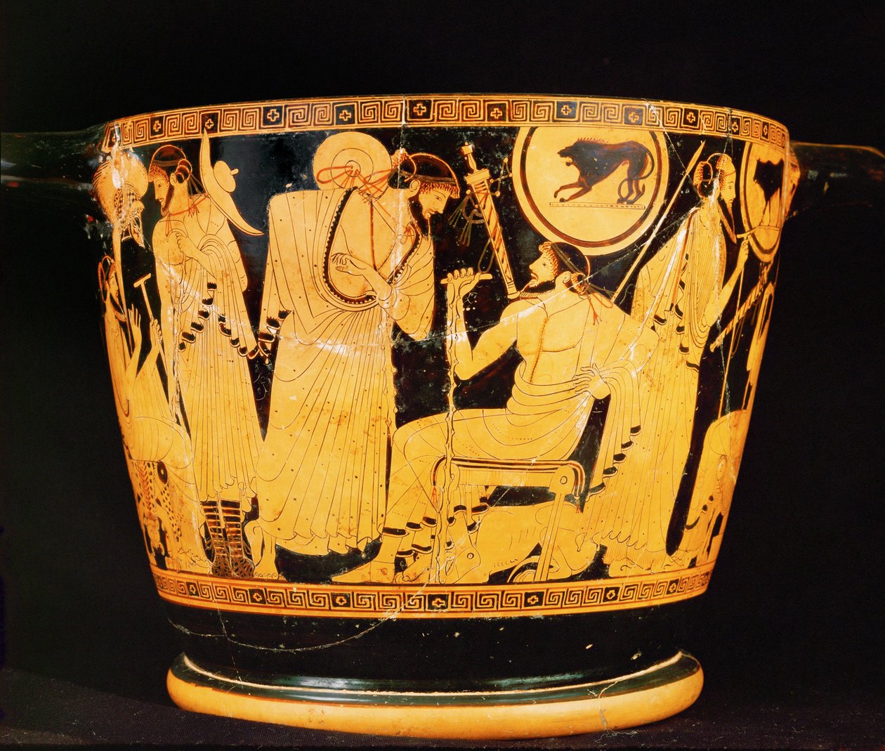 Assembly of the Heroes in Camp Before Troy by Painter Brygos