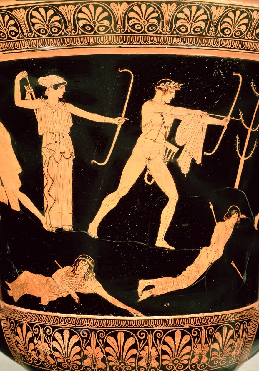 The Death of the Niobids (detail) by Painter Niobid