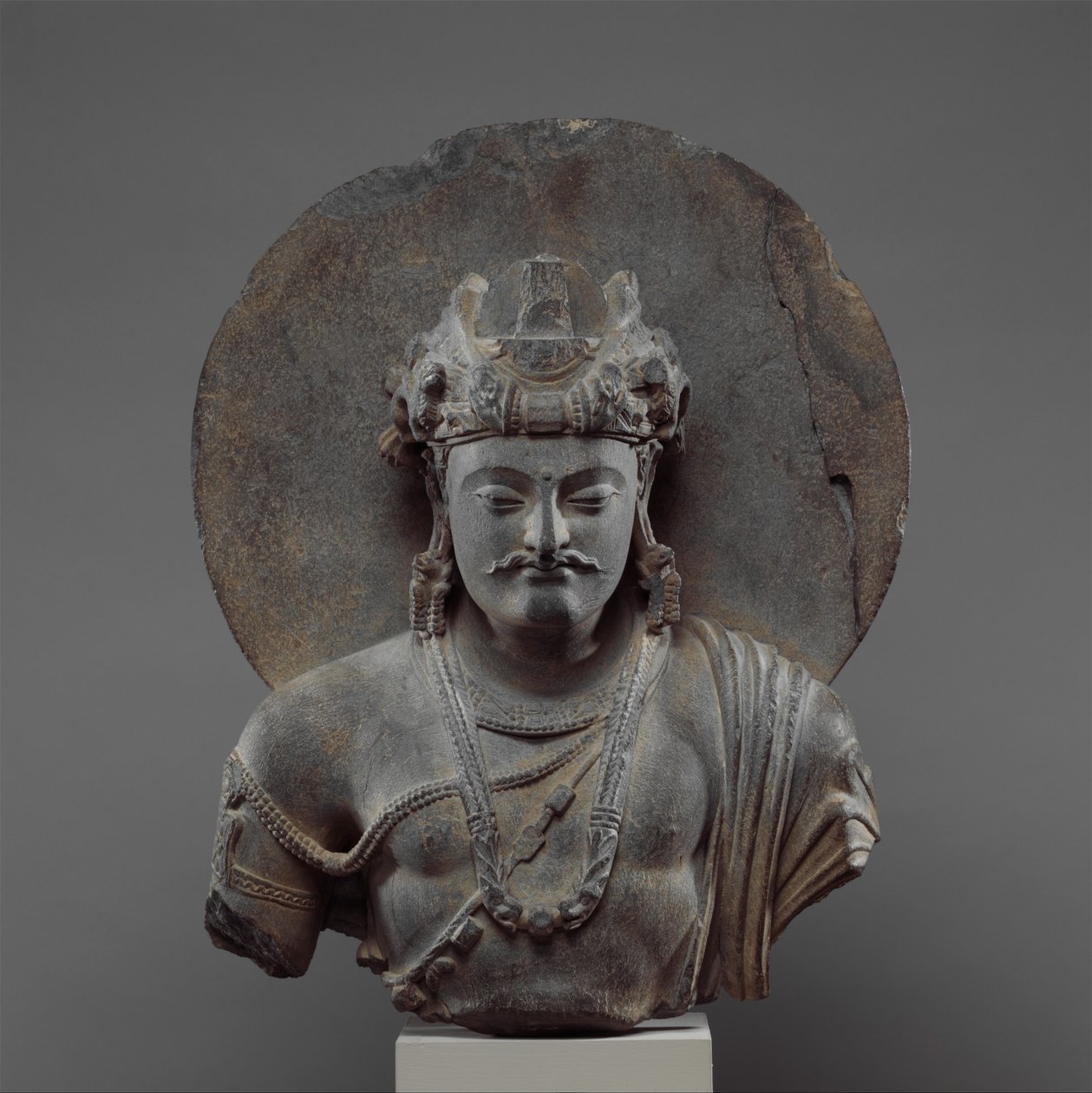 Bust of a Bodhisattva Shakyamuni, 3rd-4th century by Pakistani School