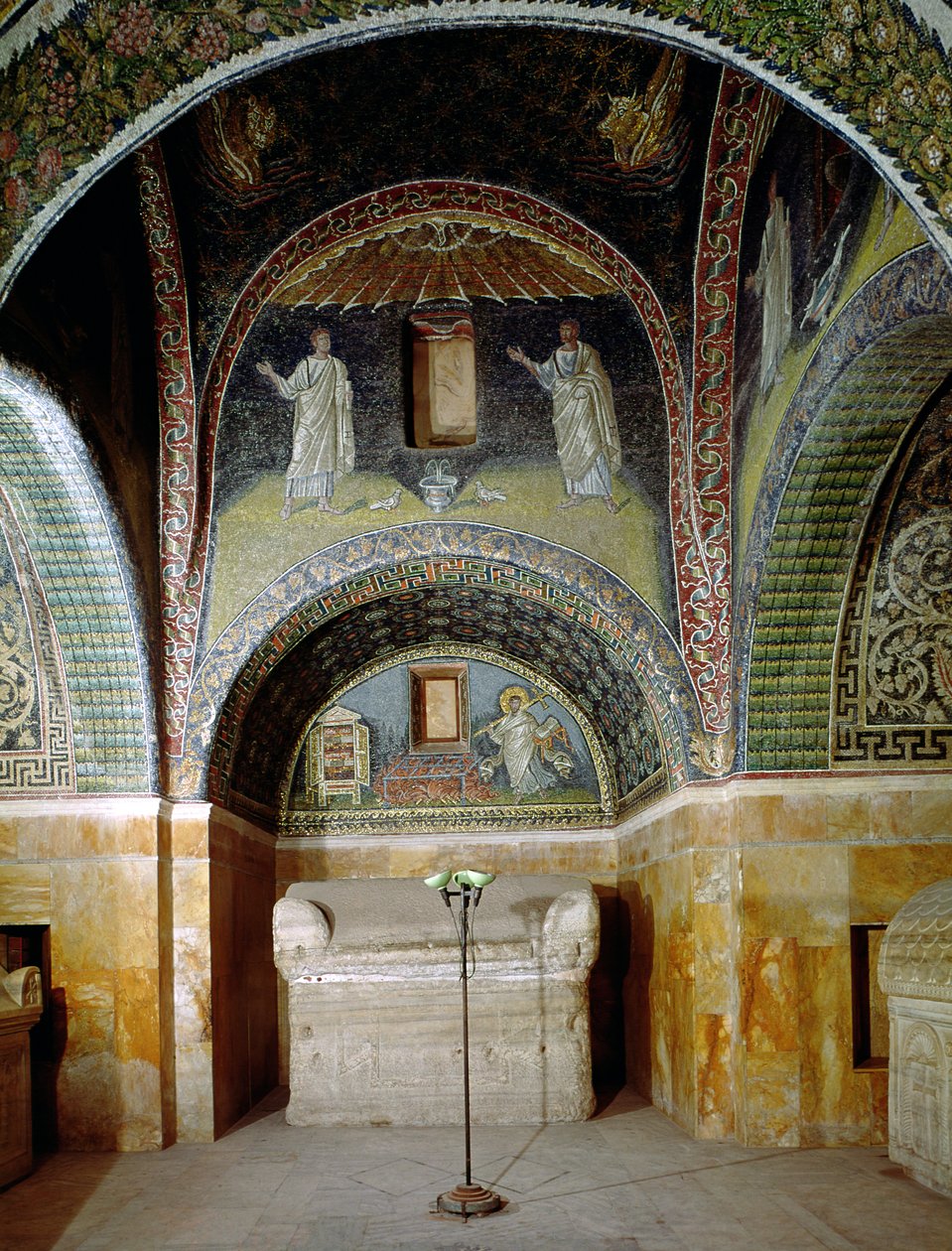 Interior view of the Oratory, c.430 AD by Paleo-Christian