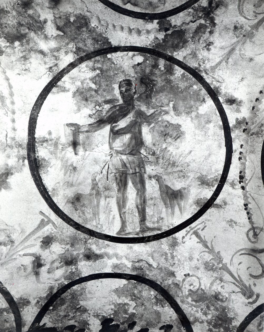 The Good Shepherd, from the vault of one of the chambers by Paleo Christian