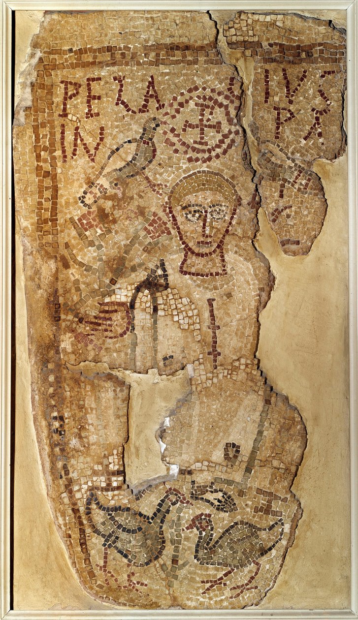Representation of the Ascetic Monk Pelage by Paleo Christian Paleo Christian