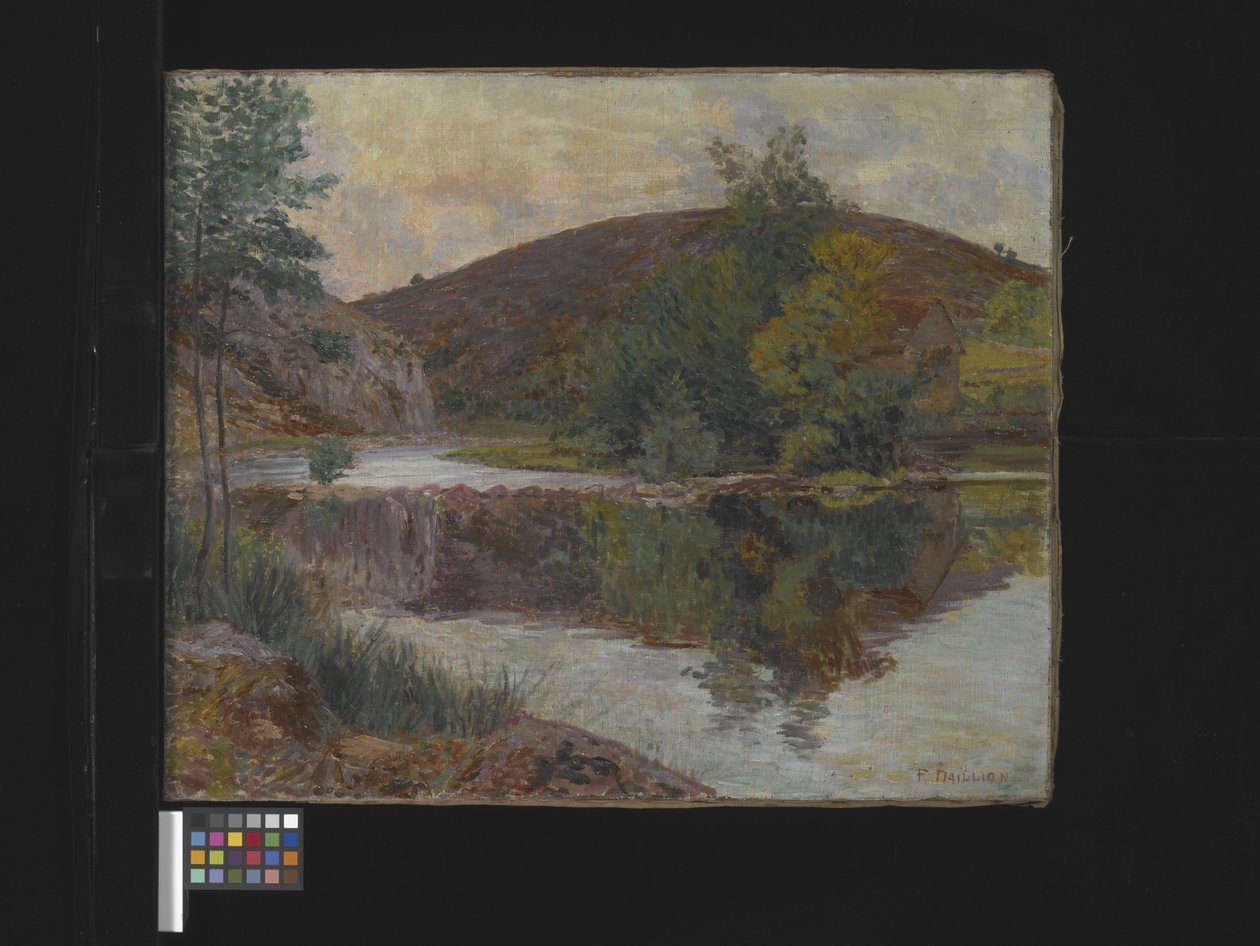 River Landscape by Palma Daillion d