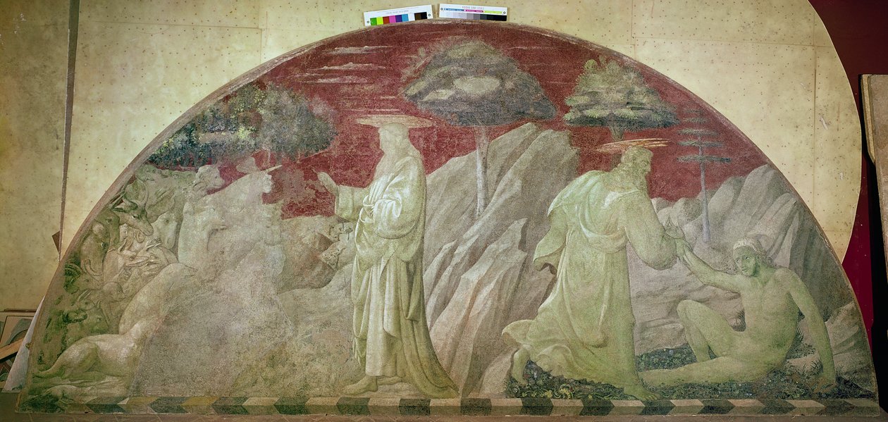 The Creation of the Animals and of Adam by Paolo Uccello