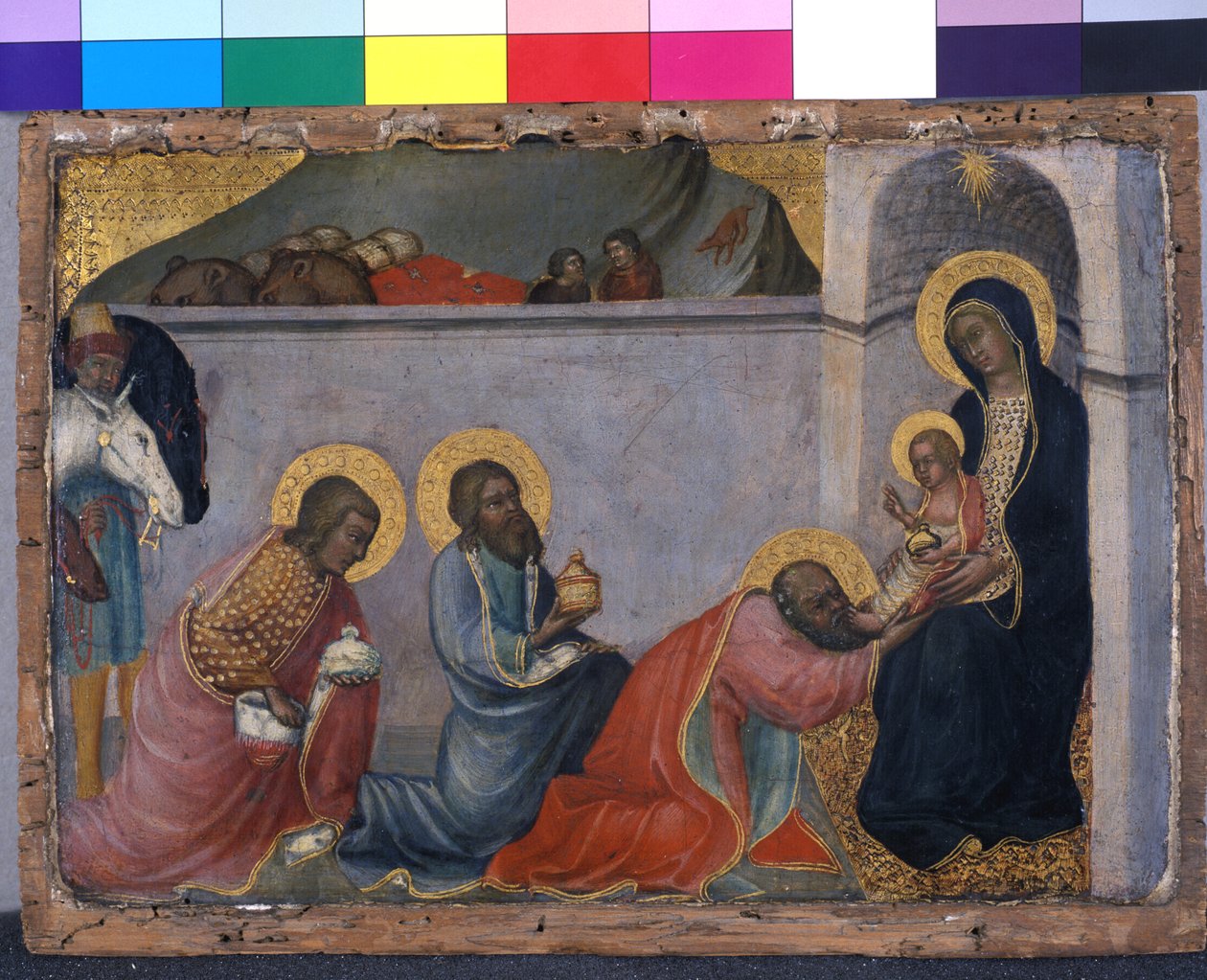 The Adoration of the Magi by Paolo di Giovanni Fei