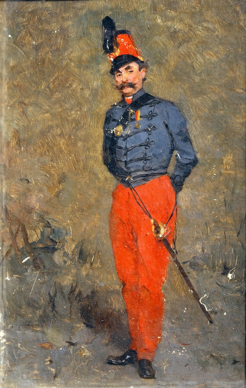 Portrait of Luigi Comastri by Paolo Bedini: Fine art print
