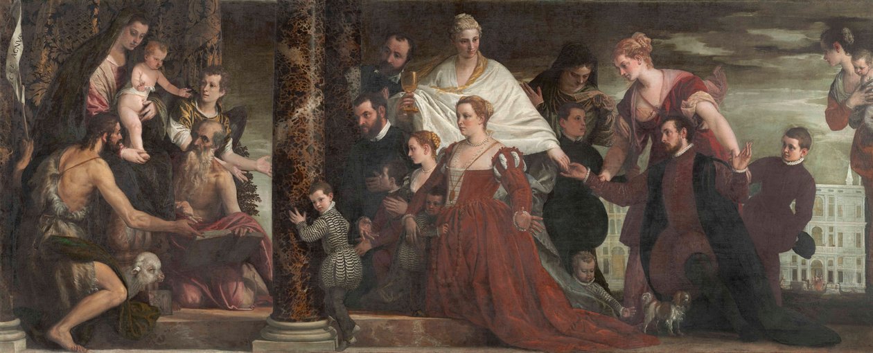 The Madonna of the Cuccina Family by Paolo Veronese