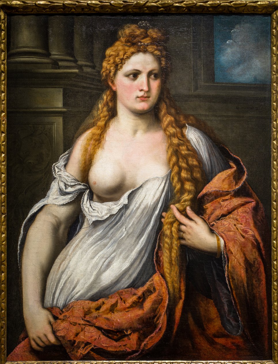 Portrait of a Young Woman by Paris Bordone