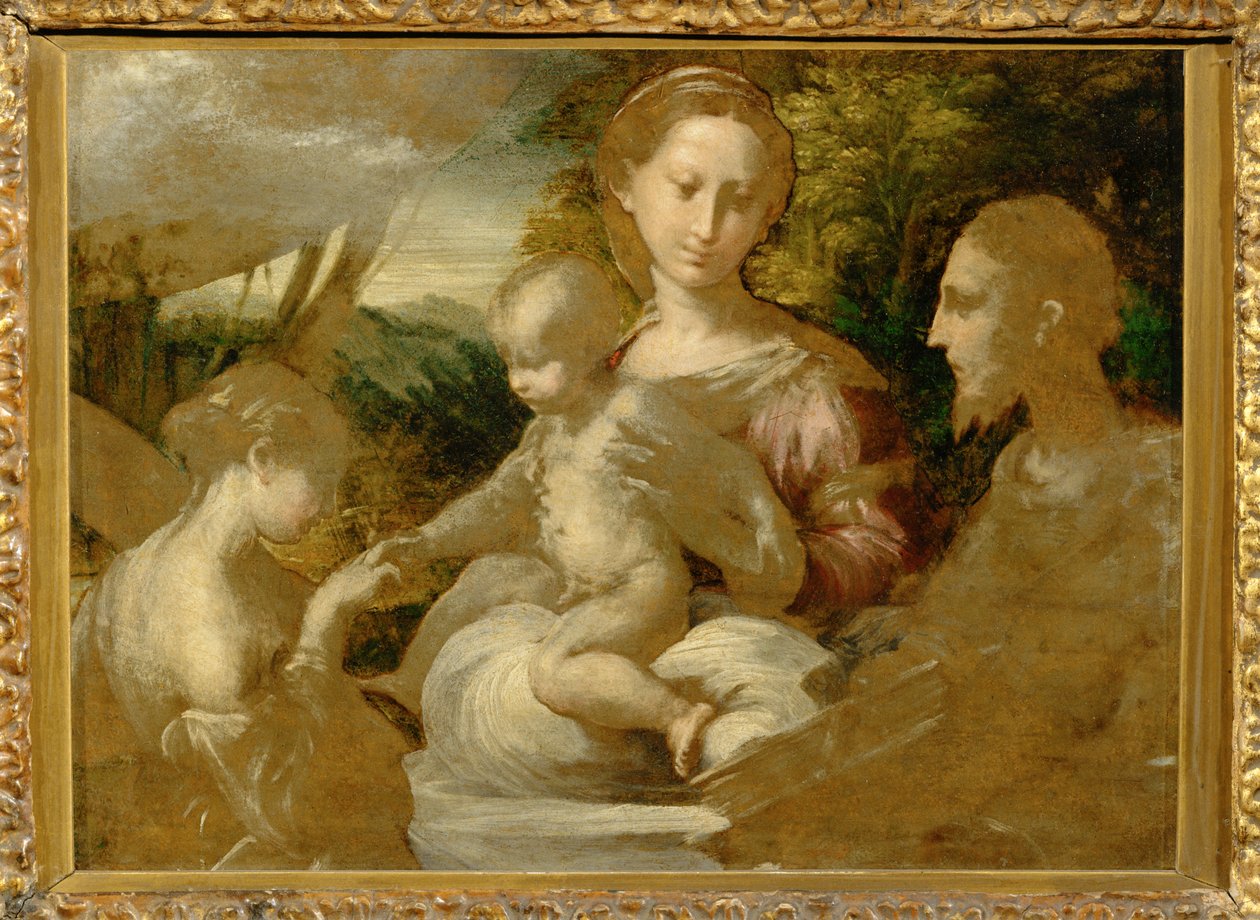 The Mystic Marriage of Saint Catherine by Parmigianino (1503-40)