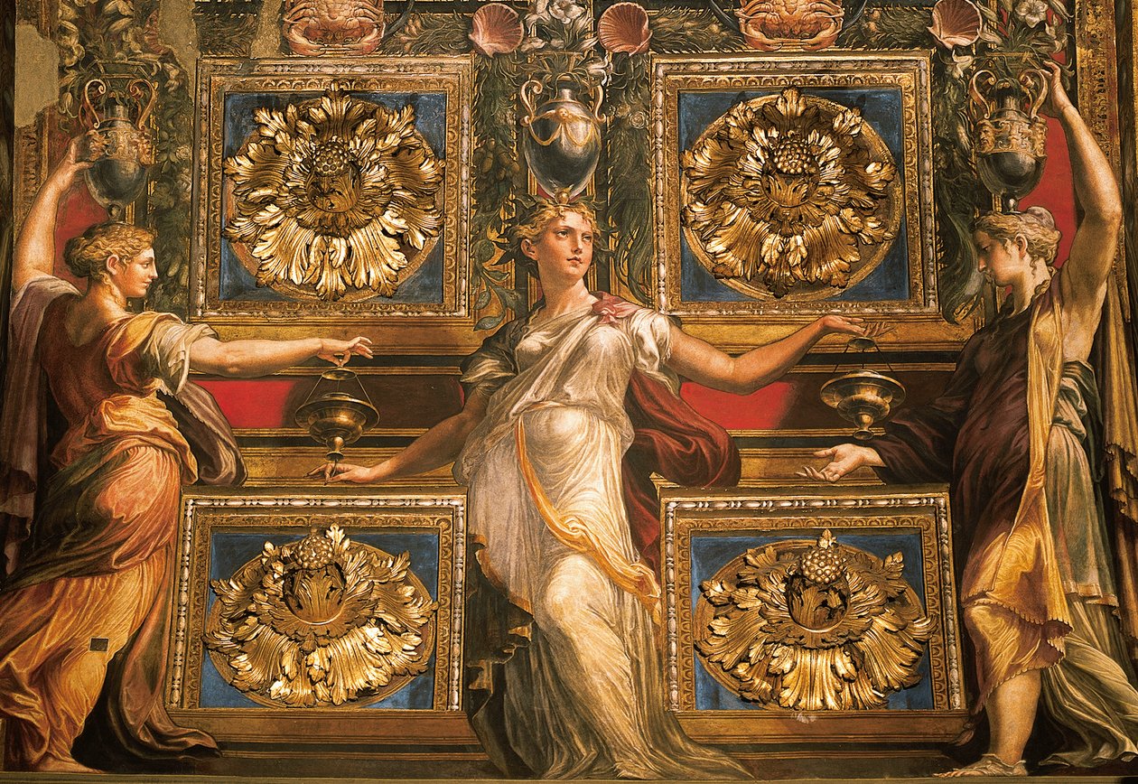 Three Foolish Virgins, by Francesco Mazzola, known as Parmigianino by Parmigianino