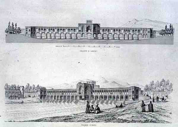 Hassan Beg Bridge, on the Zeineroud in Isfahan, from 