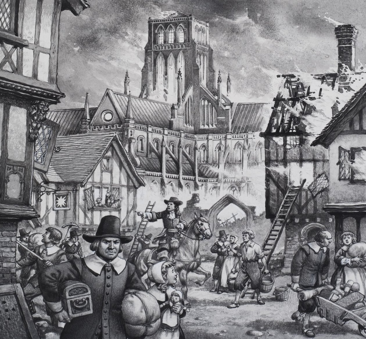 The Great Fire of London by Pat (1907 95) Nicolle