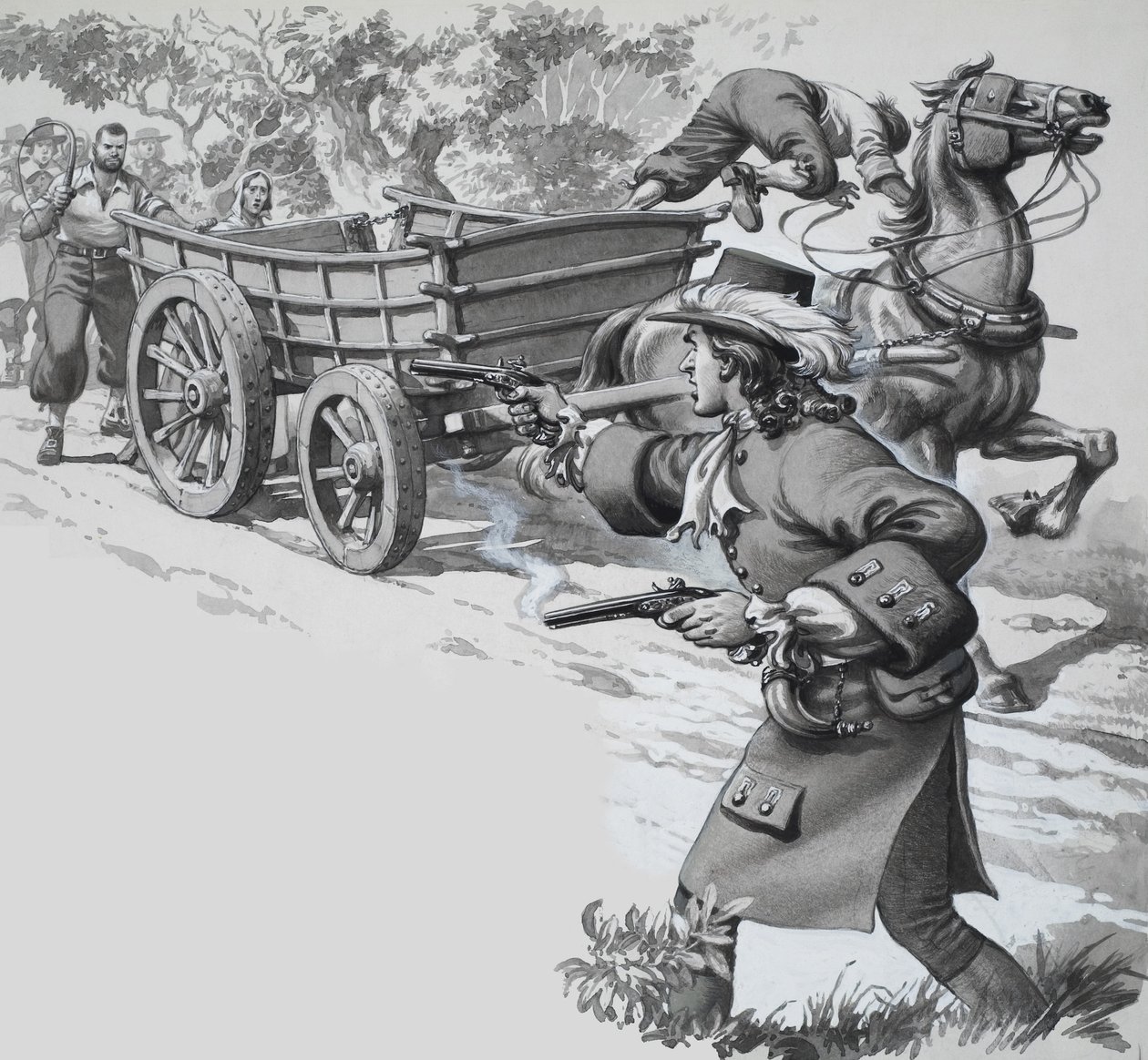The Whipping of Widow Green by Pat (1907 95) Nicolle