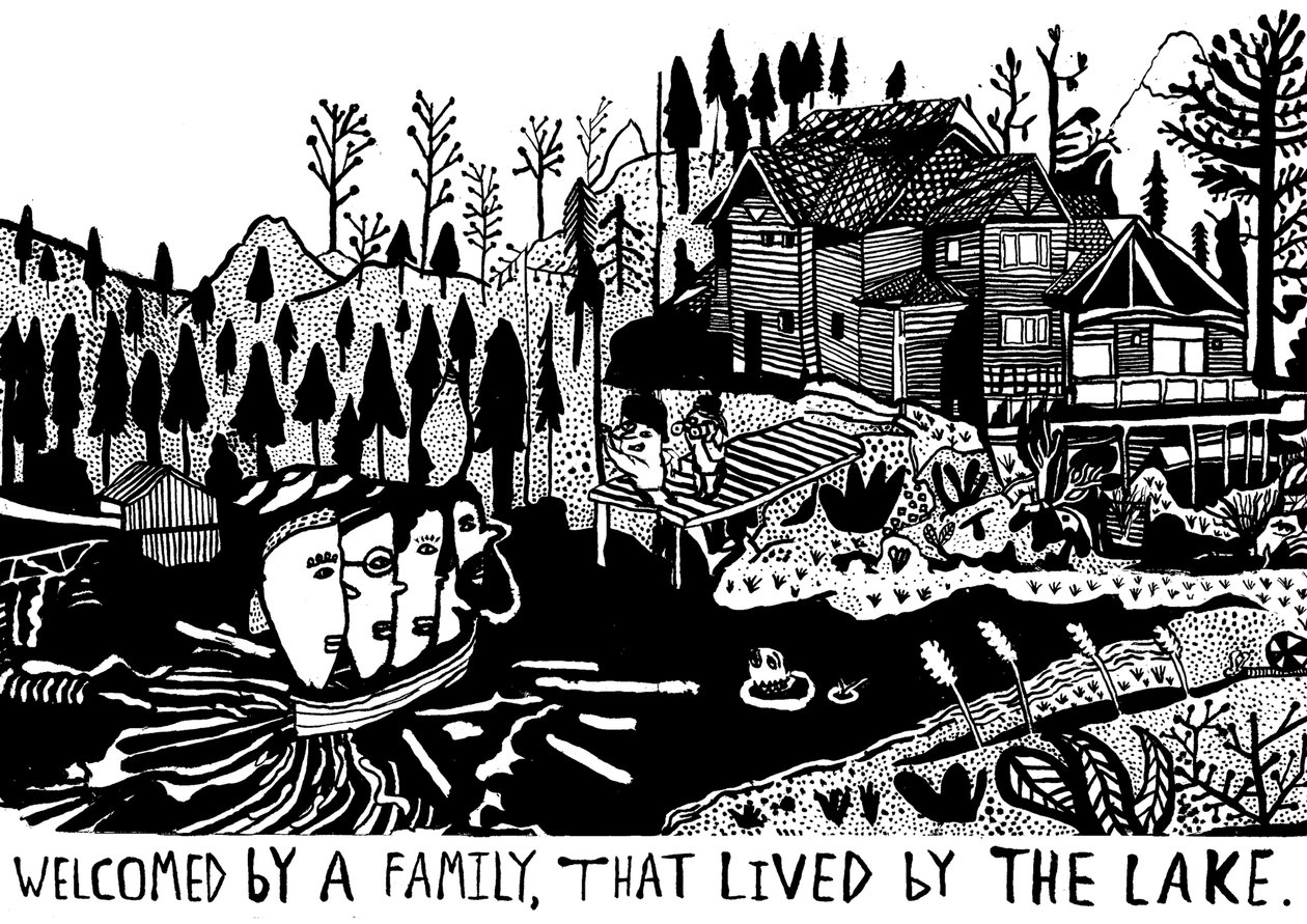 Welcomed By a Family, 2014 by Pat Macdonald