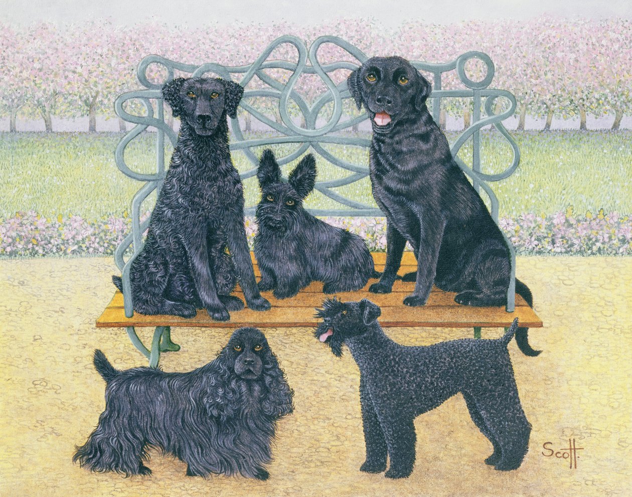 A Seat in the Park by Pat Scott
