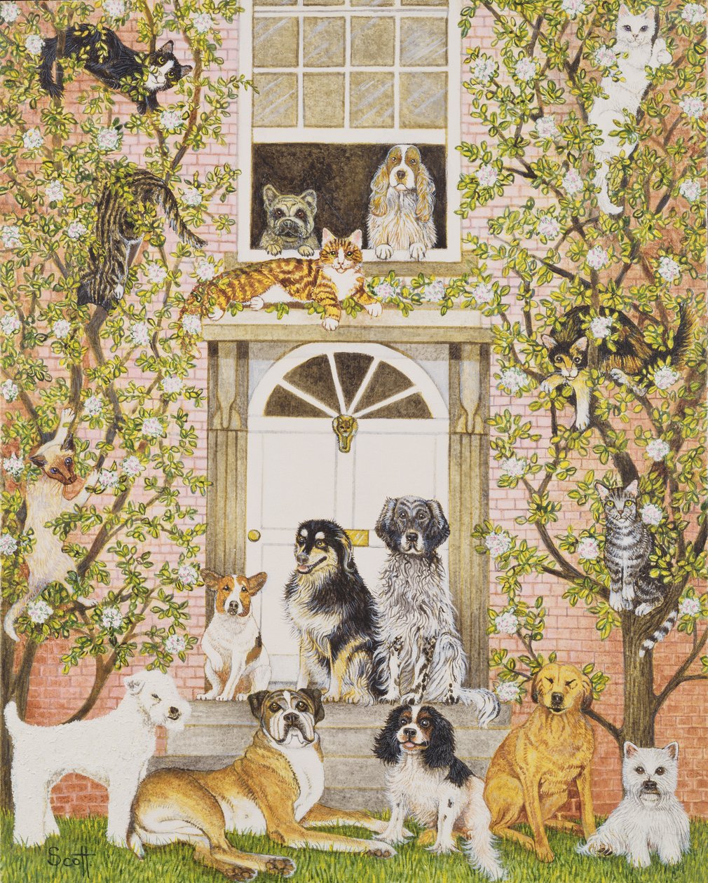 Country House Party by Pat Scott
