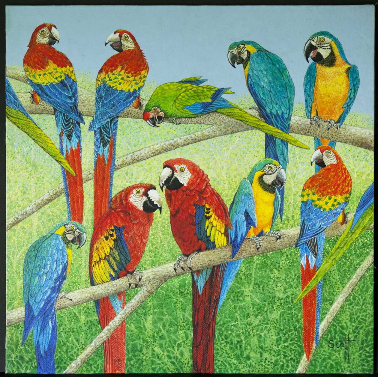 Spreading the News by Pat Scott