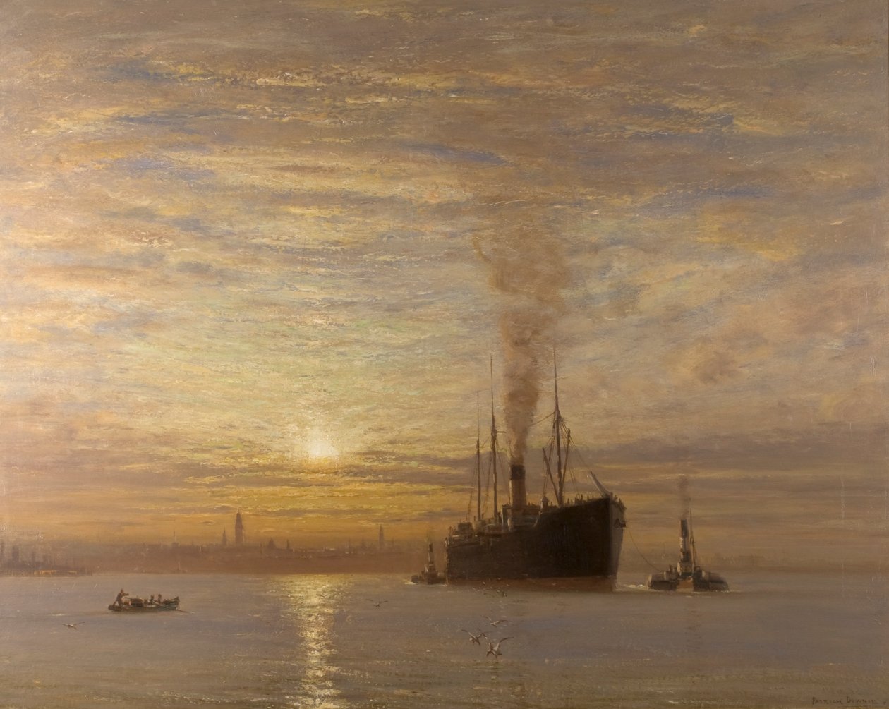 Back to the Clyde - Sunset by Patrick Downie