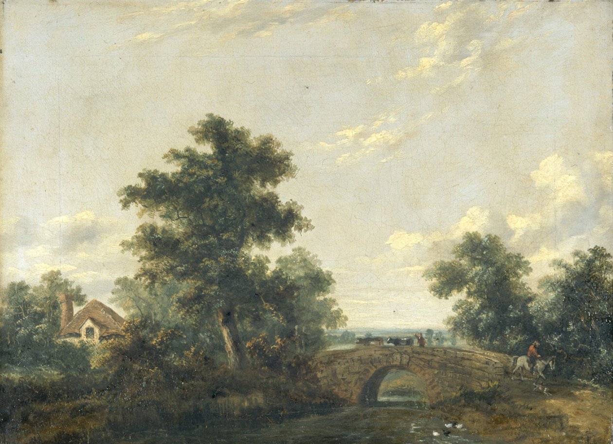 Landscape with Bridge by Patrick Naysmith