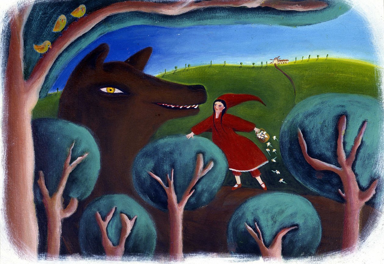 Illustration for Little Red Riding Hood by Patrizia La Porta