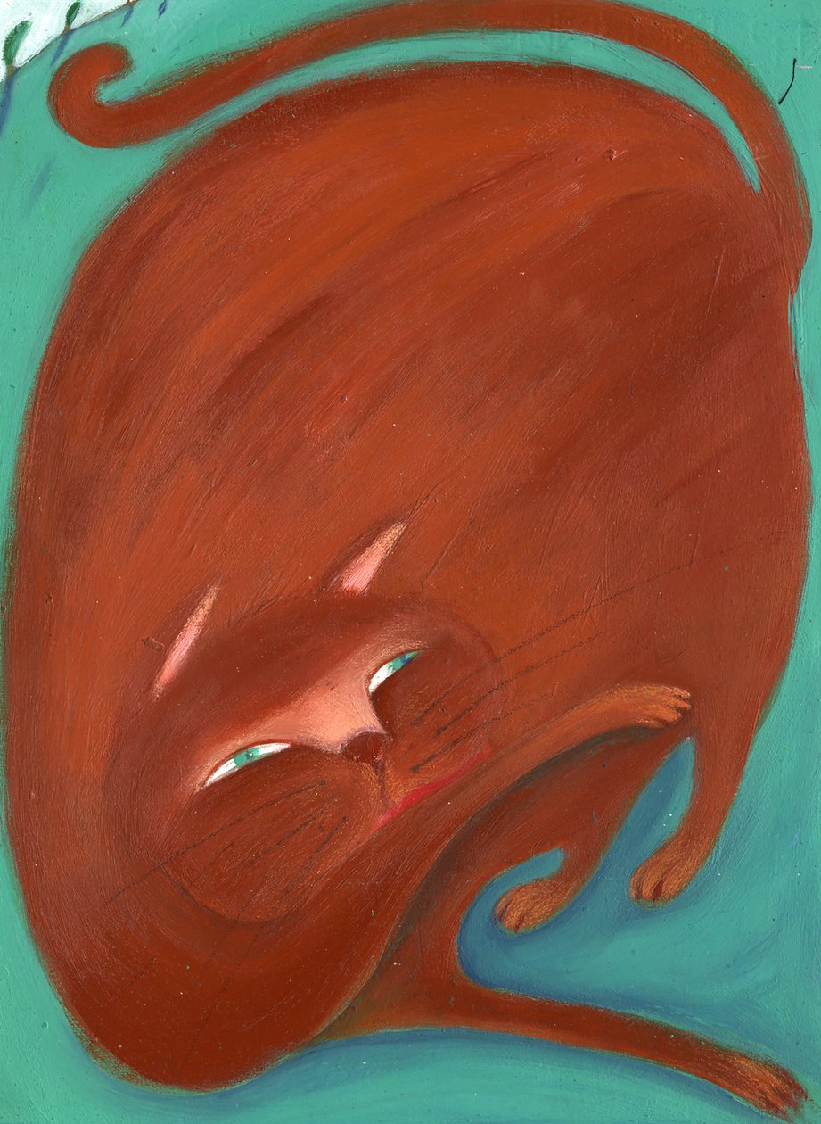 Periwinkle Hen by Patrizia La Porta