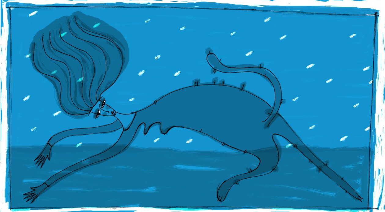 Strega del Tchesal: Witch Who Turns into a Cat to Spy on Men by Patrizia La Porta