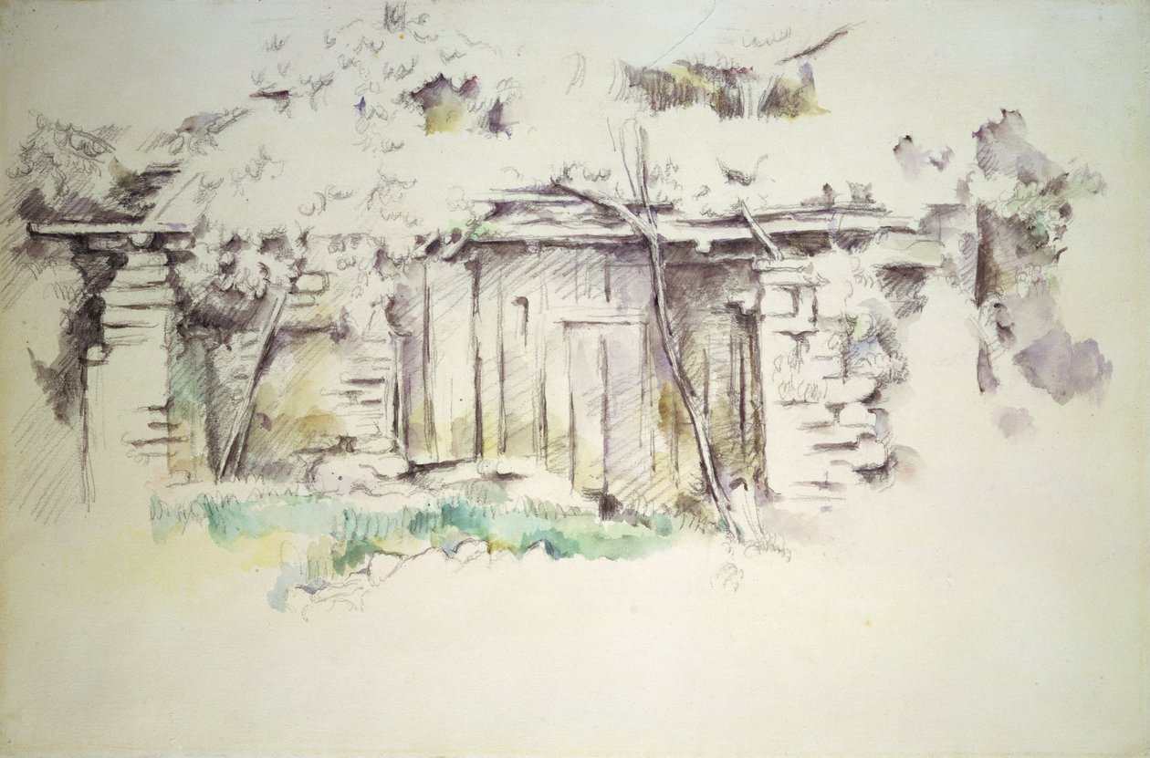 A Shed by Paul Cézanne