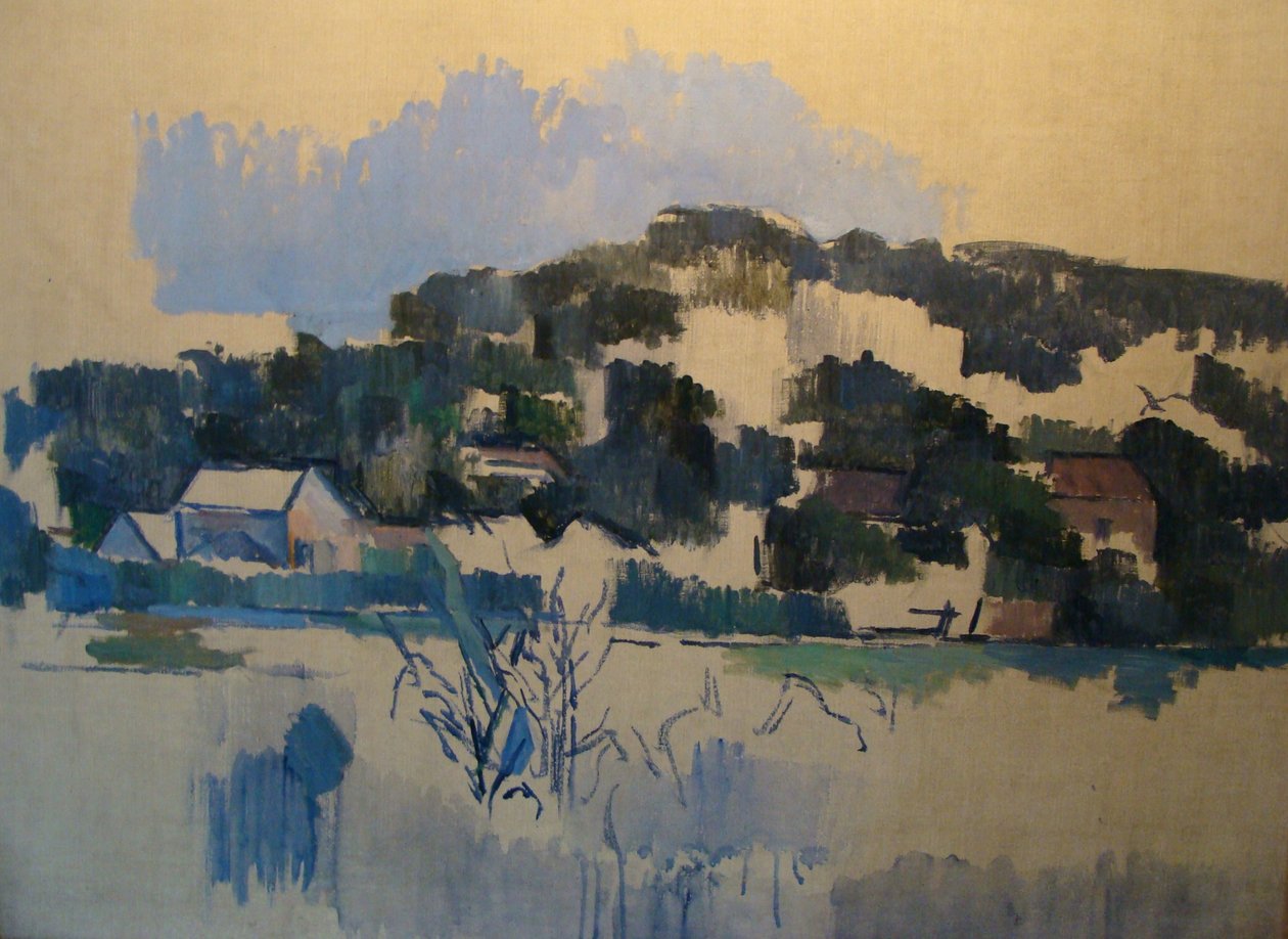Houses on the Hill by Paul Cézanne