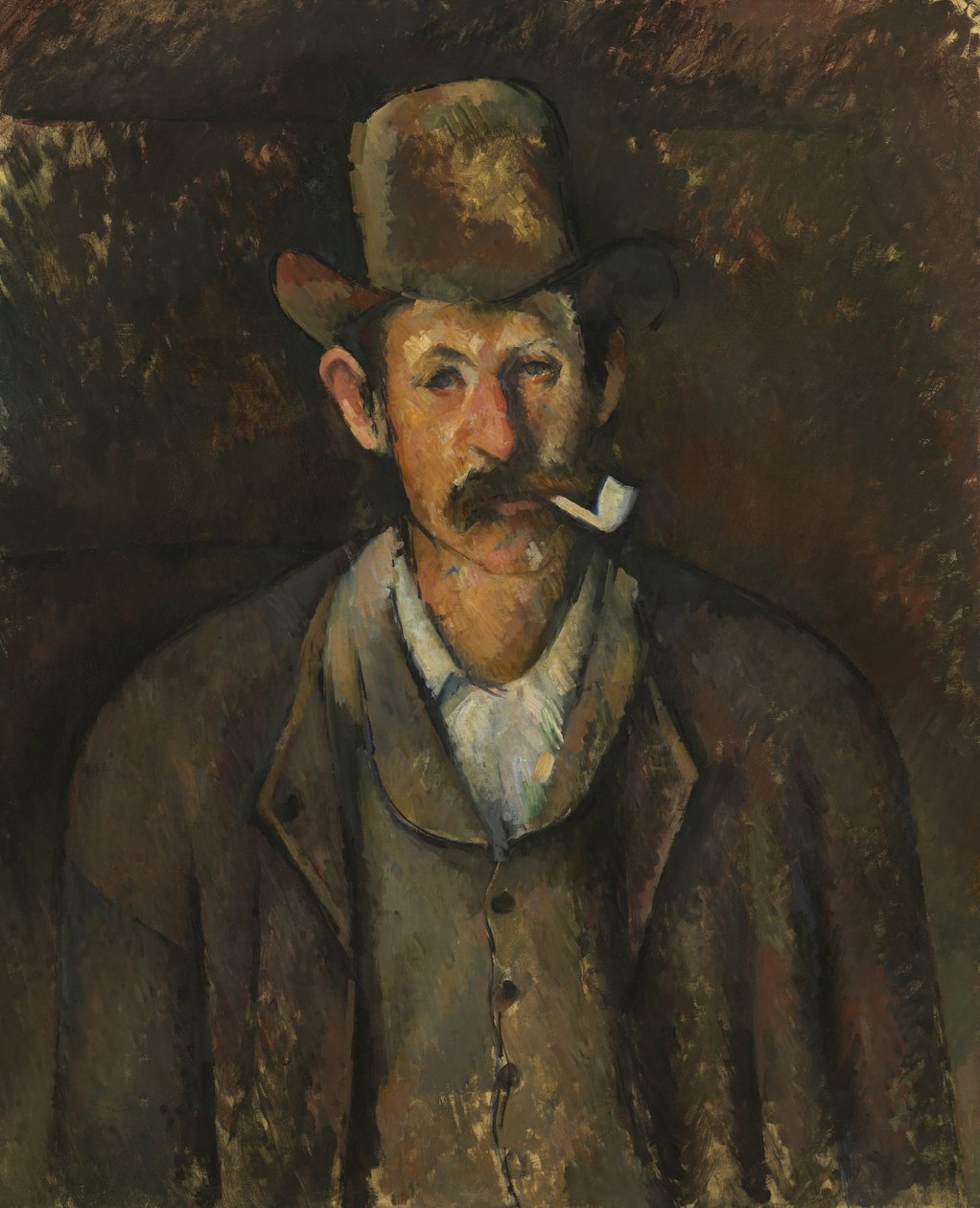 Man with a Pipe, c.1892-95 by Paul Cézanne