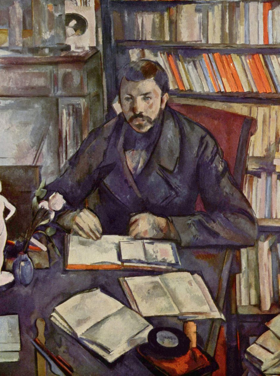Portrait of Gustave Geffroy by Paul Cézanne