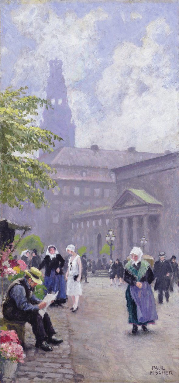 The Flower Seller by Paul Fischer