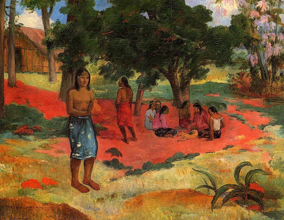 Whispered Words by Paul Gauguin