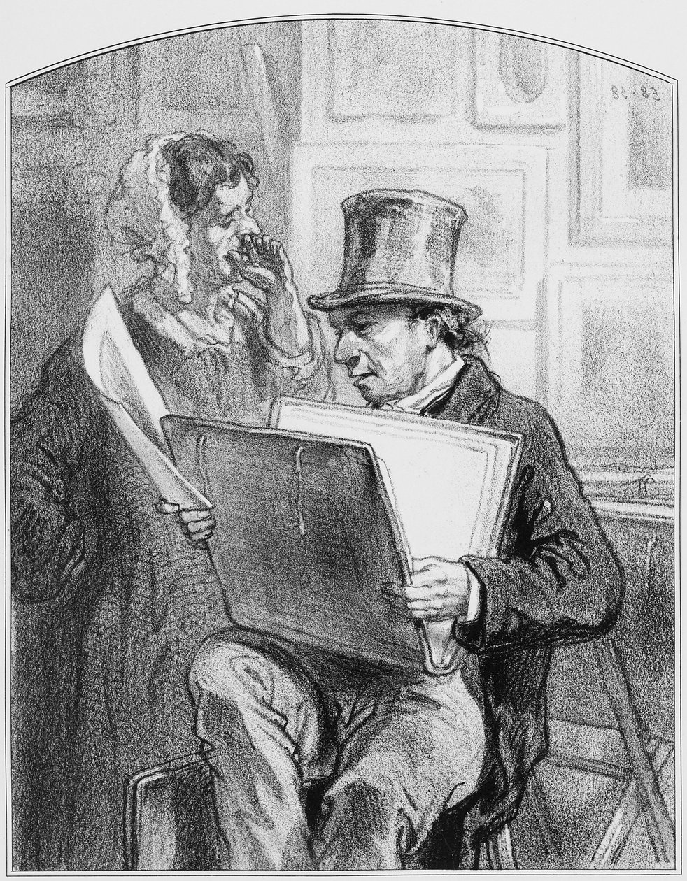 Avant la lettre, Plate 10 from Les Toquades by Paul Gavarni